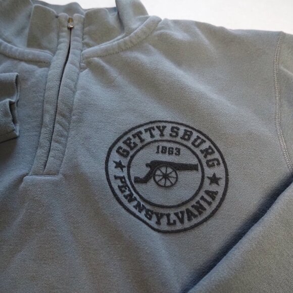 Vintage MV Sport Men's sweater Medium 1/4 Zip (Imperfections) - Picture 3 of 11